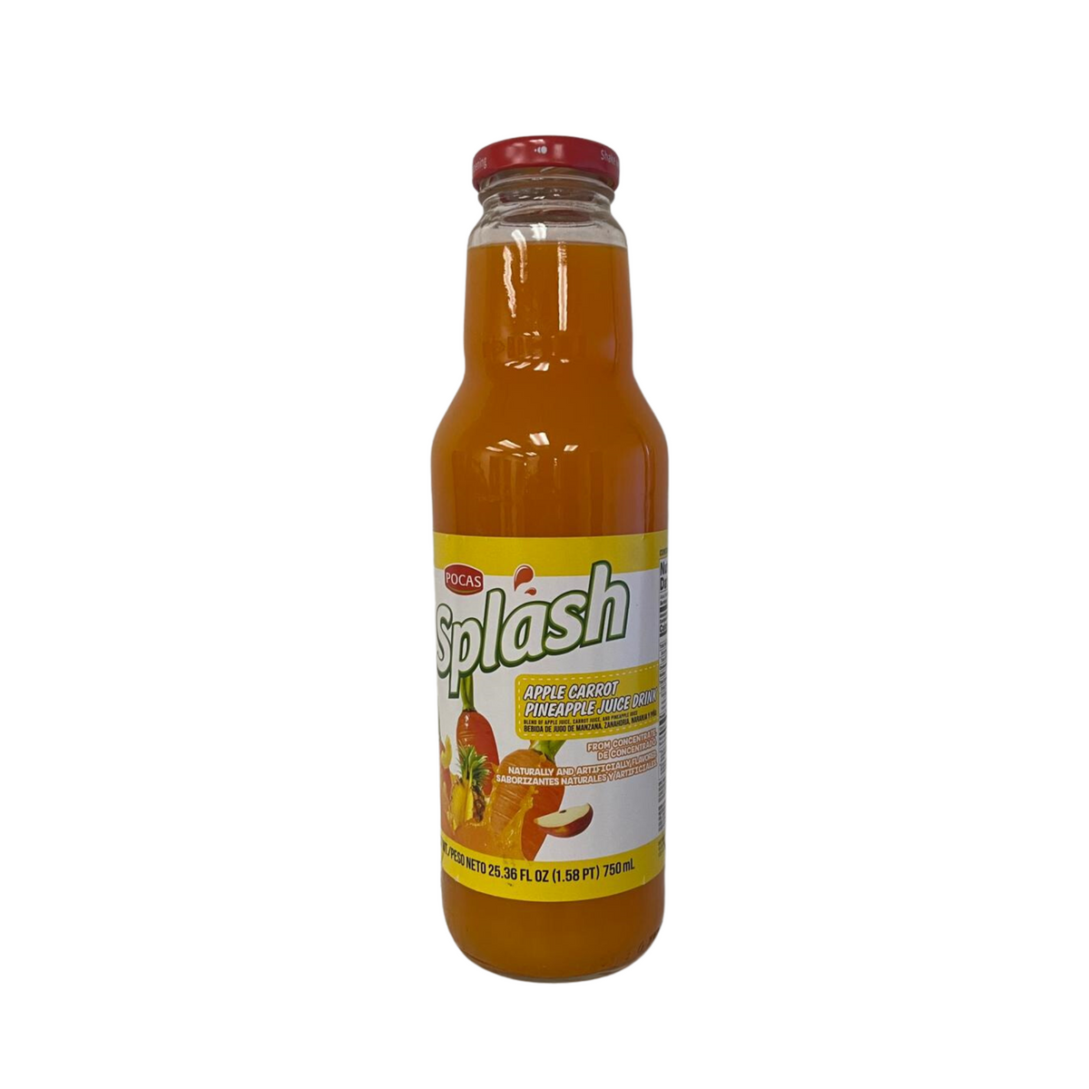 Splash Apple Carrot Pineapple 8/25.3oz +0.40CRV