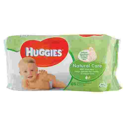 Toallitas húmedas Huggies Natural Care, paquete de 10 unidades de 48 toallitas cada una
