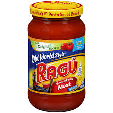 Salsa Ragu sabor carne 12/24oz