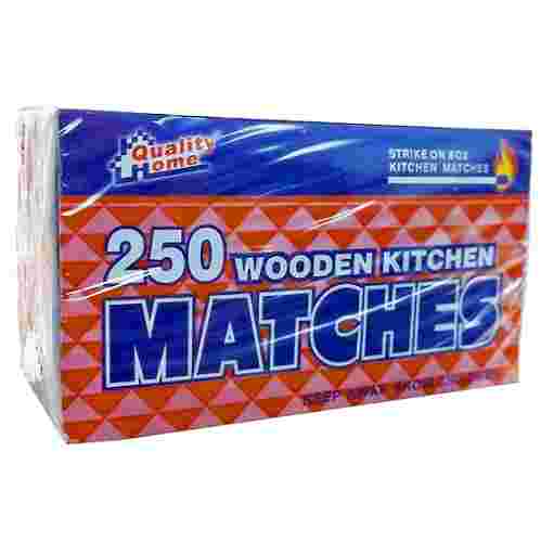 Cerillas para cocina Quality Home 48/250 unidades