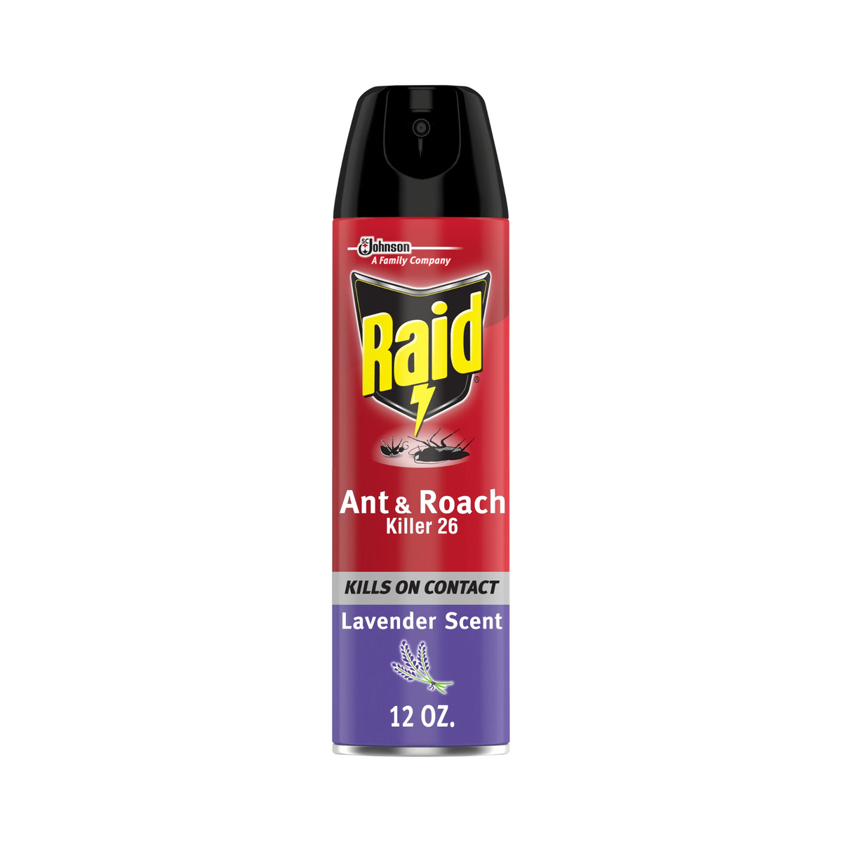 Raid Ant & Roach Lavender 12/12oz