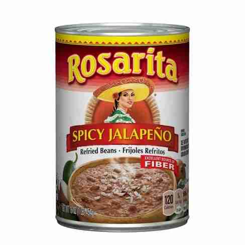 Frijoles Refritos Picantes Rosarita 12/16oz