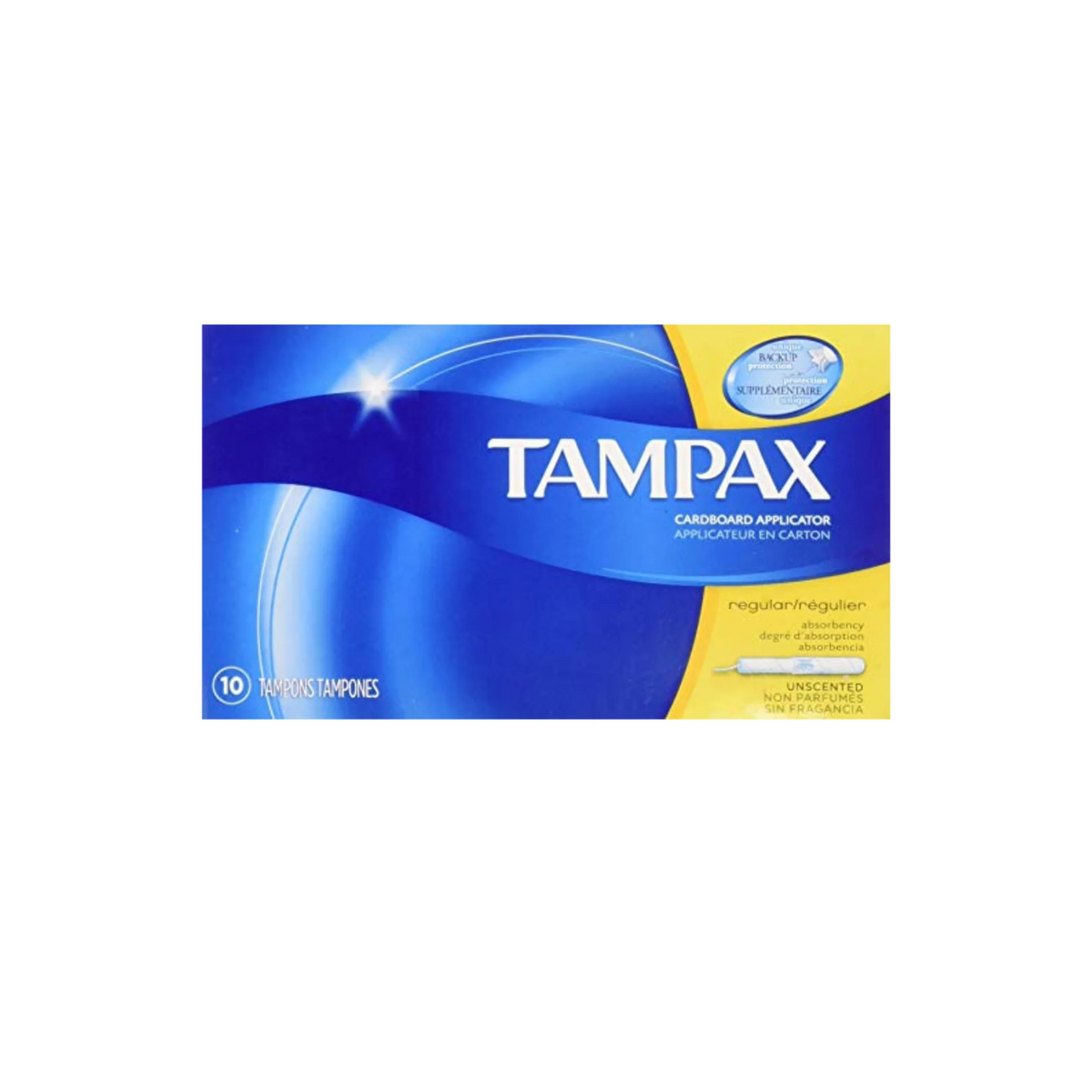 Tampax Regular Amarillo 12/10 unidades