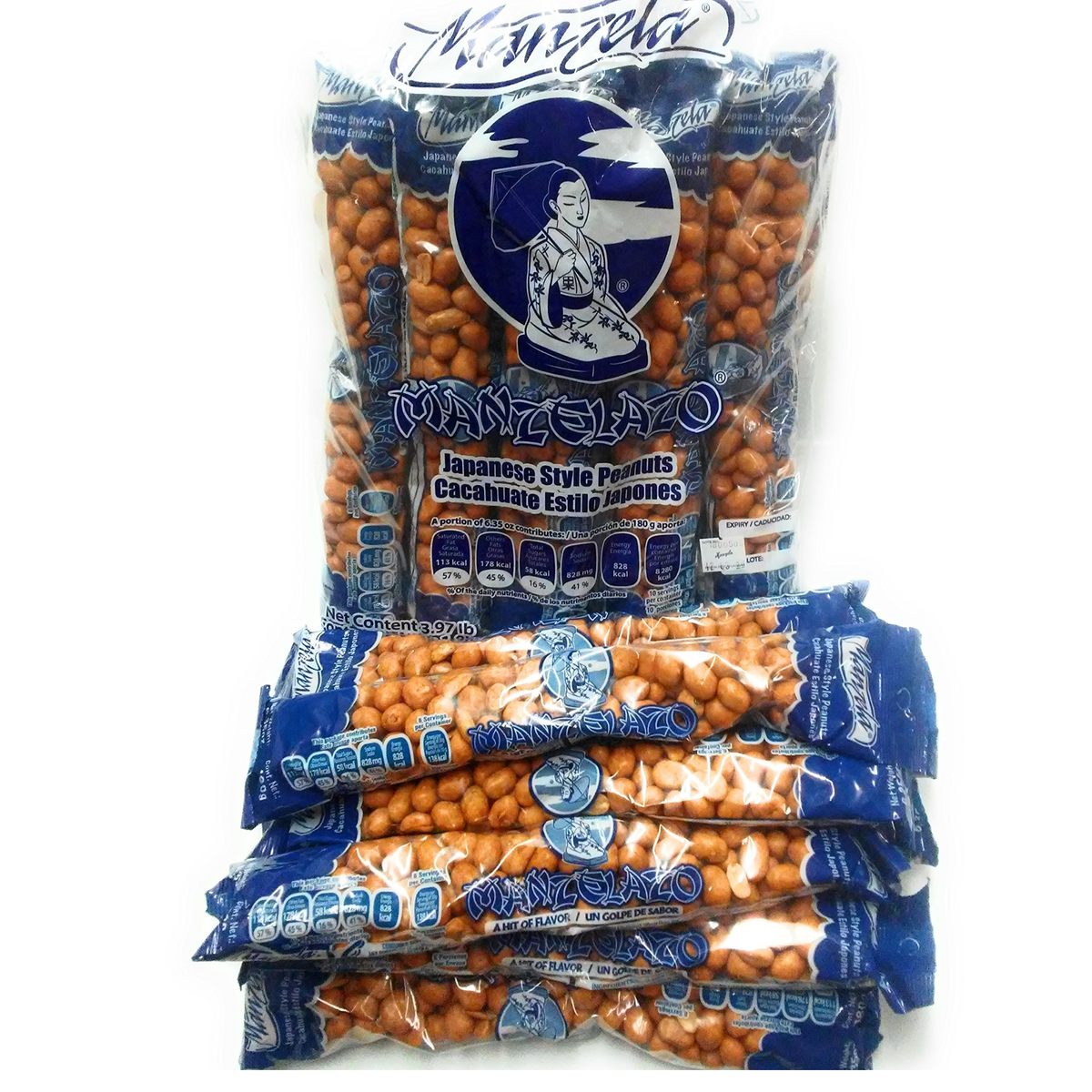 Cacahuates japoneses Manzela 10 pzas