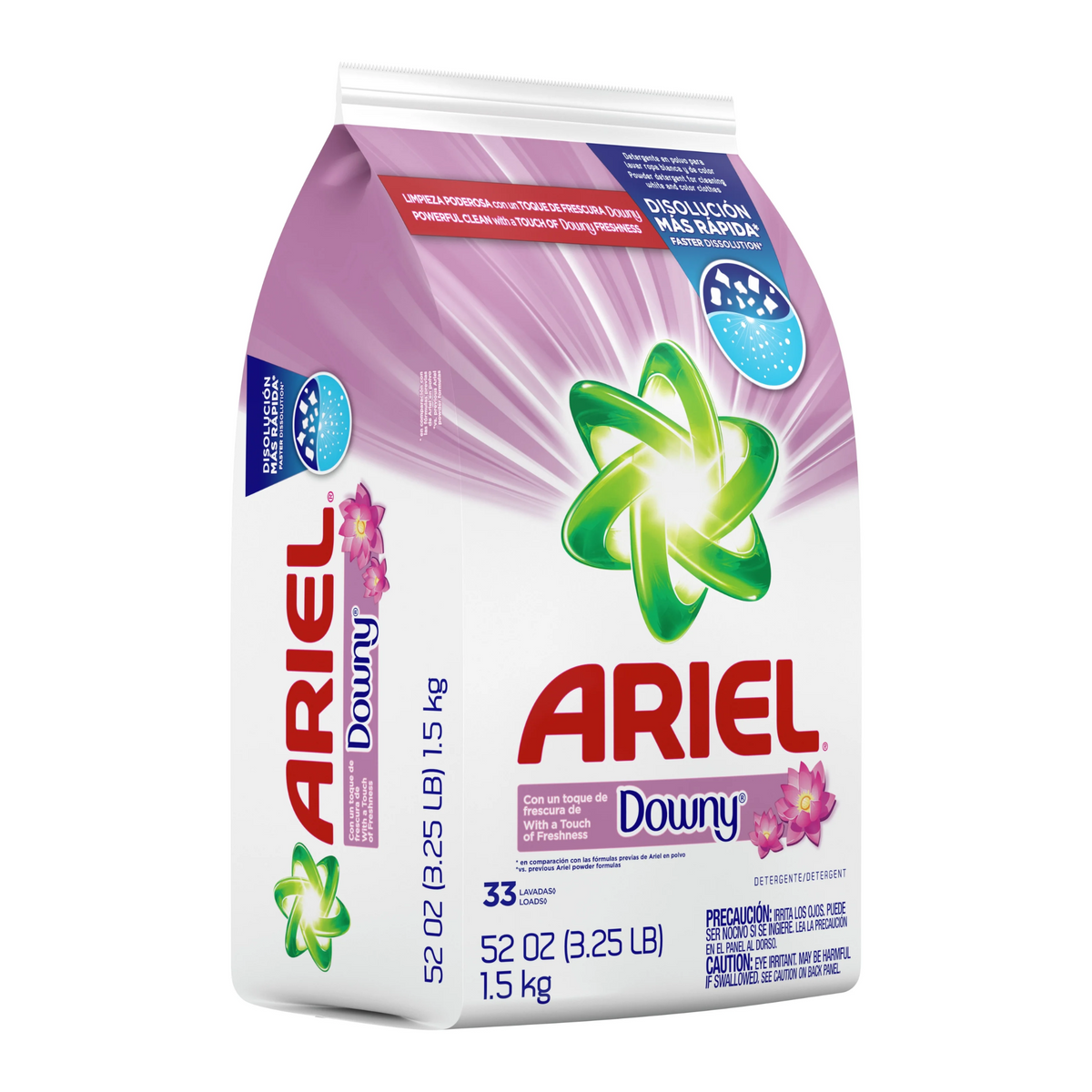 Ariel con Downy en polvo 12/1.5Kg