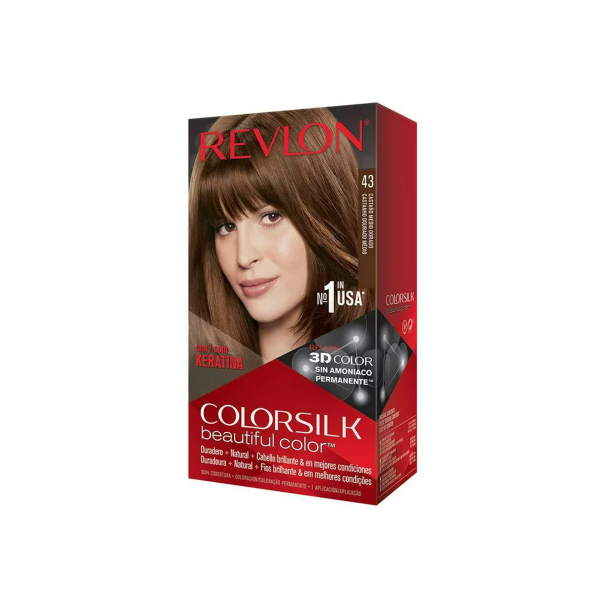 Revlon #43 Castaño Dorado Medio 3/10oz