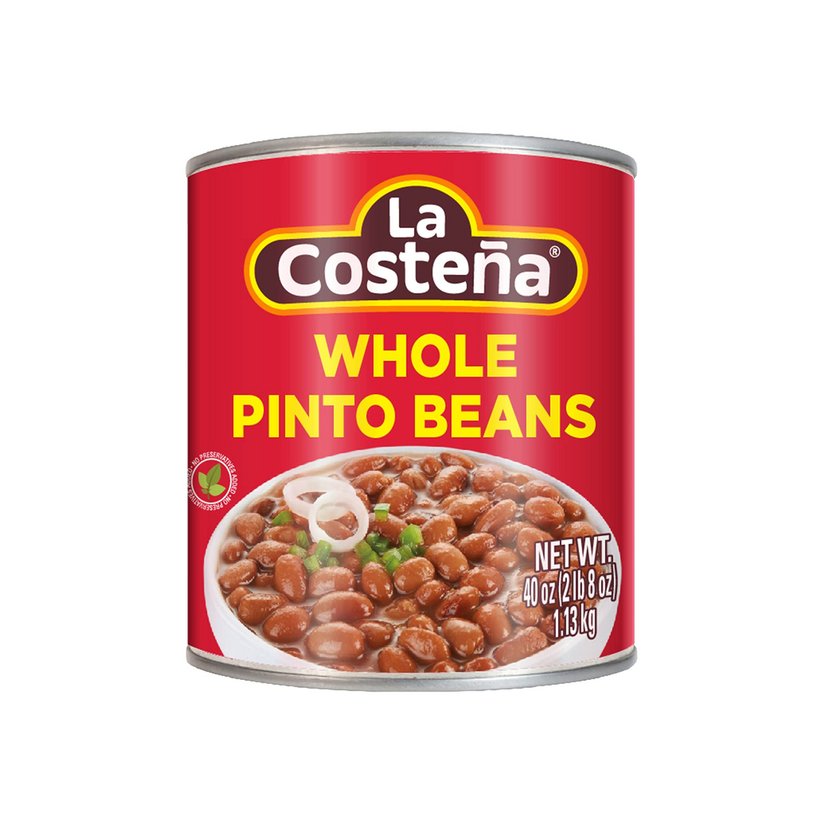 Frijoles Pinto Enteros Costeña 12/40oz