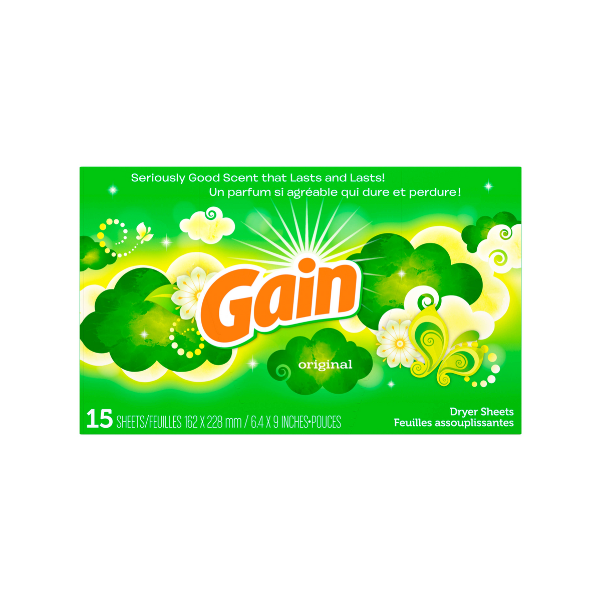Hojas para secadora Gain Original 15/15 unidades