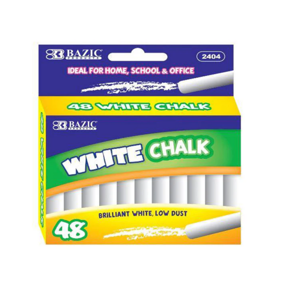 Bazic White Chalk 12/48ct