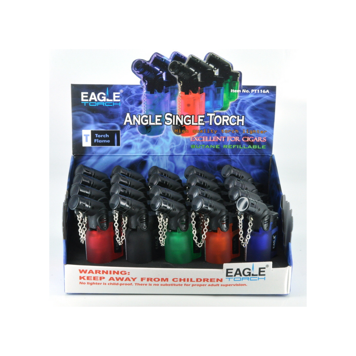 Eagle Angled Torch*PT116B 20/1ct