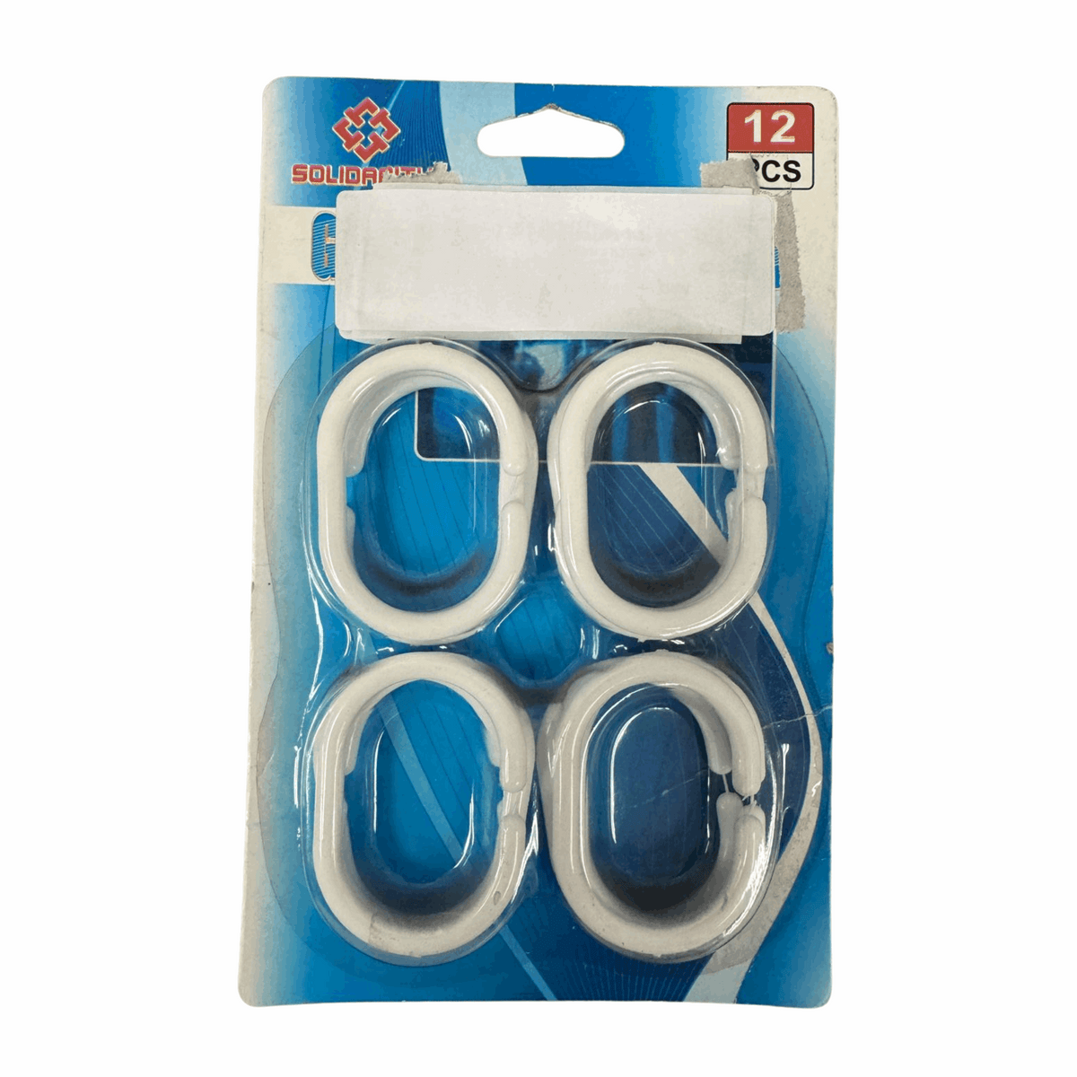 Shower Curtain Hangers 12/12ct