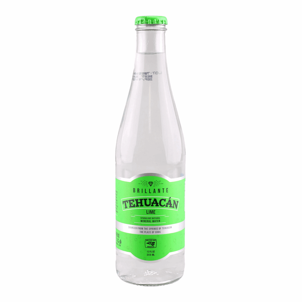 Tehuacan Lime Sparkling Water 12/12oz  +0.60CRV