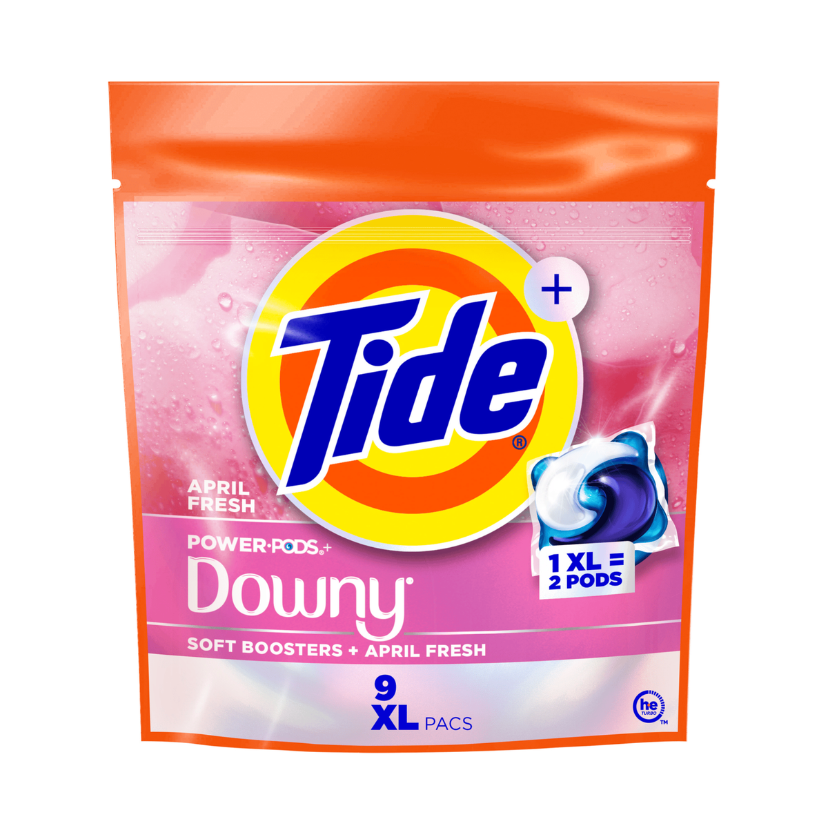 Tide Pods XL con Downy 6/9 unidades