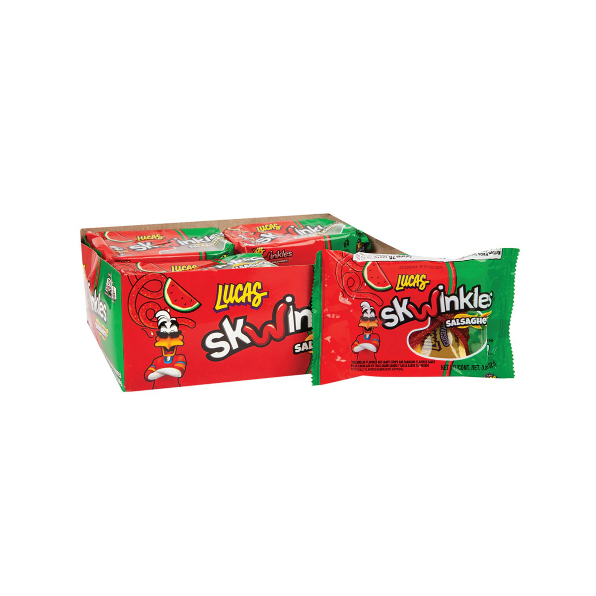 Lucas Skwinkles Salsagheti Sandia 12ct/0.84oz