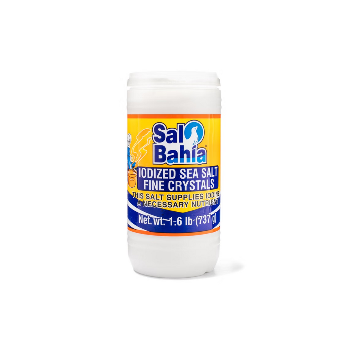 Sal Bahia Iodized Sea Salt Fine Crystals 12/1.6Lb