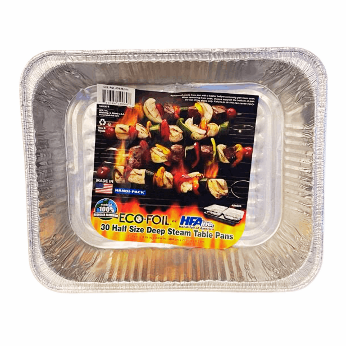 Aluminum Pan Eco-Foil 12"x10" 30/1ct
