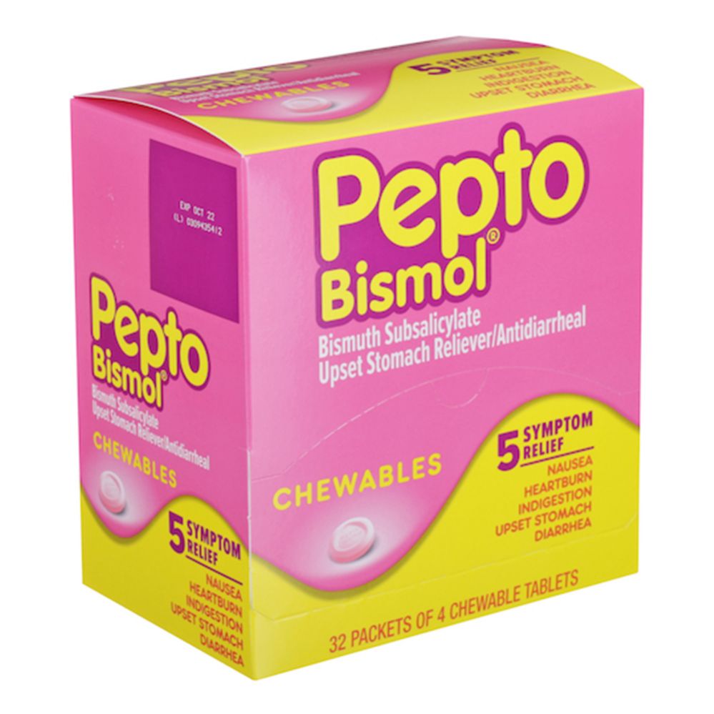 Pepto-Bismol masticable, 32 unidades