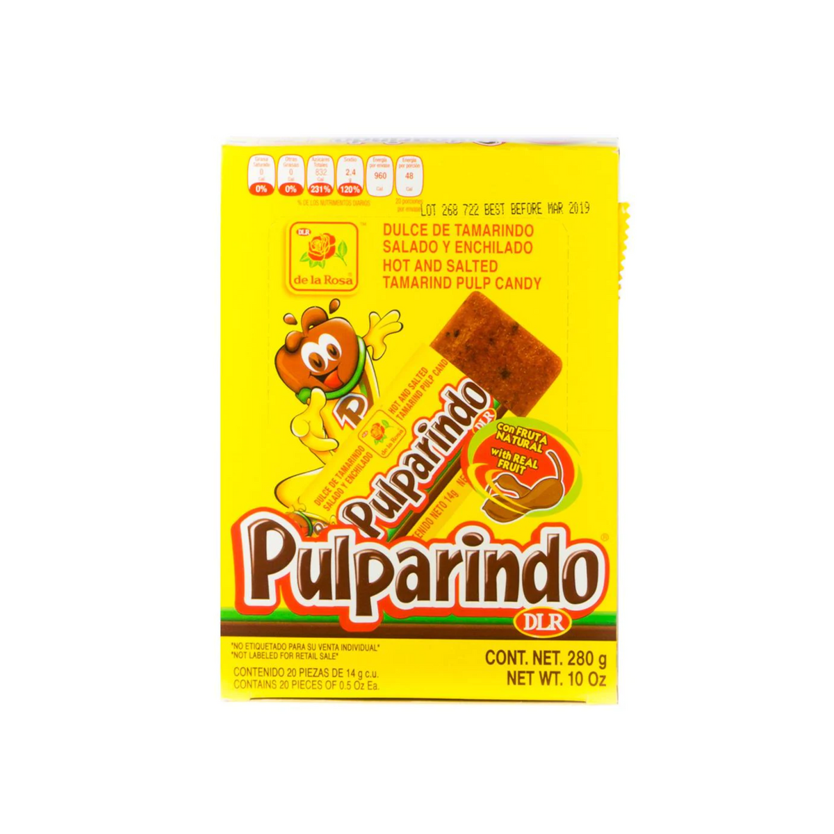 Pulparindo Tamarindo 20ct