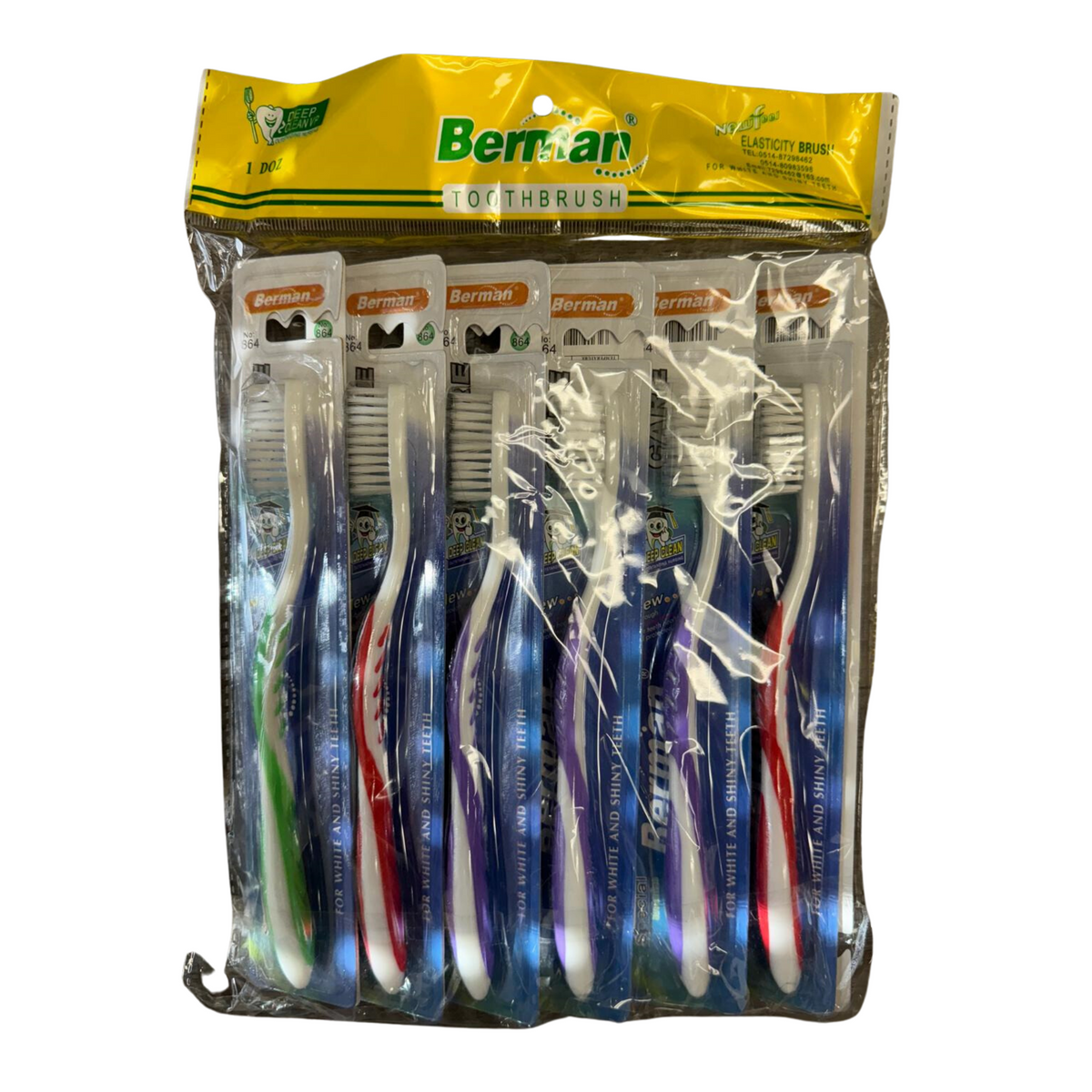 Berman Adult Toothbrushes 12/12ct