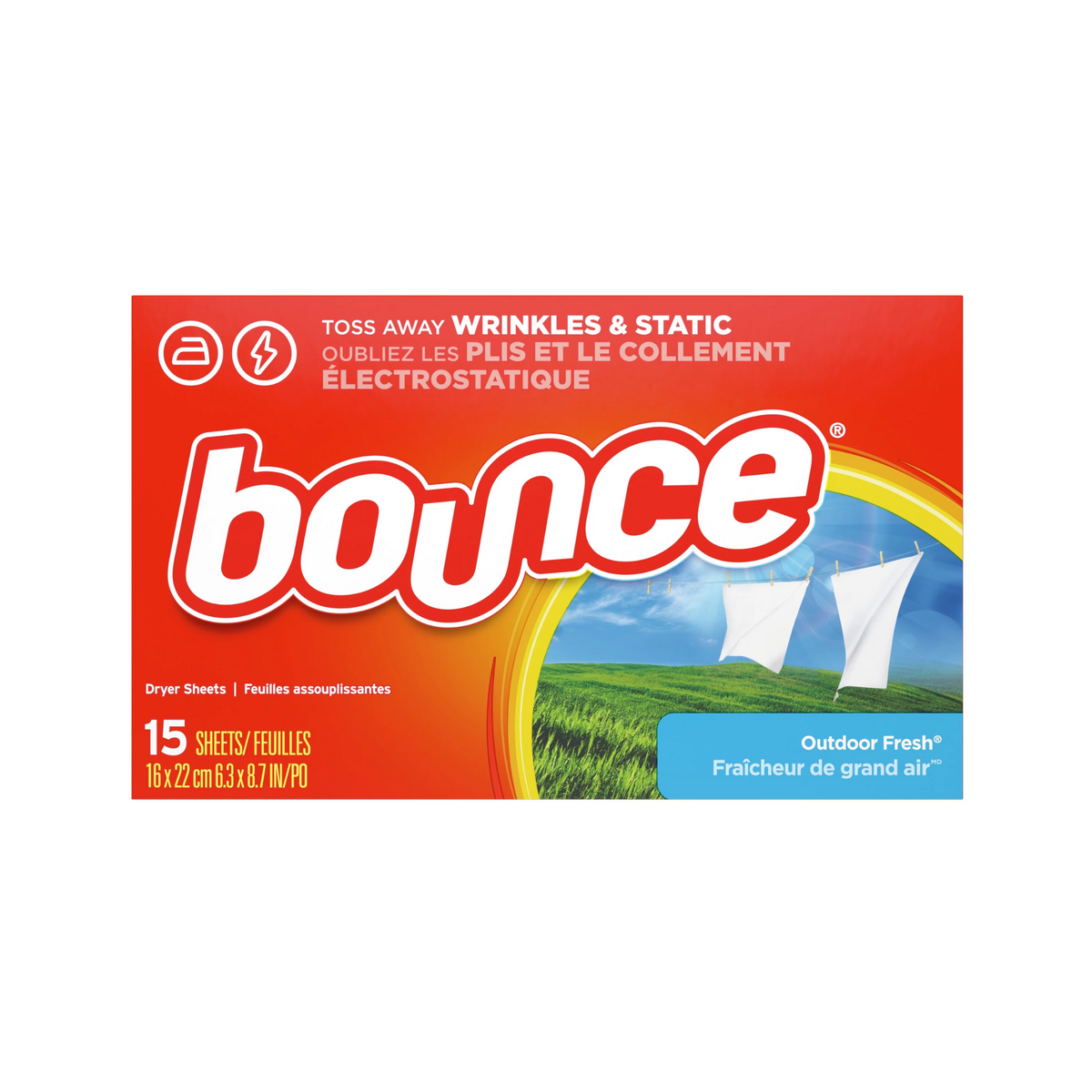 Bounce Outdoor Fresh Sheets 15/15ct