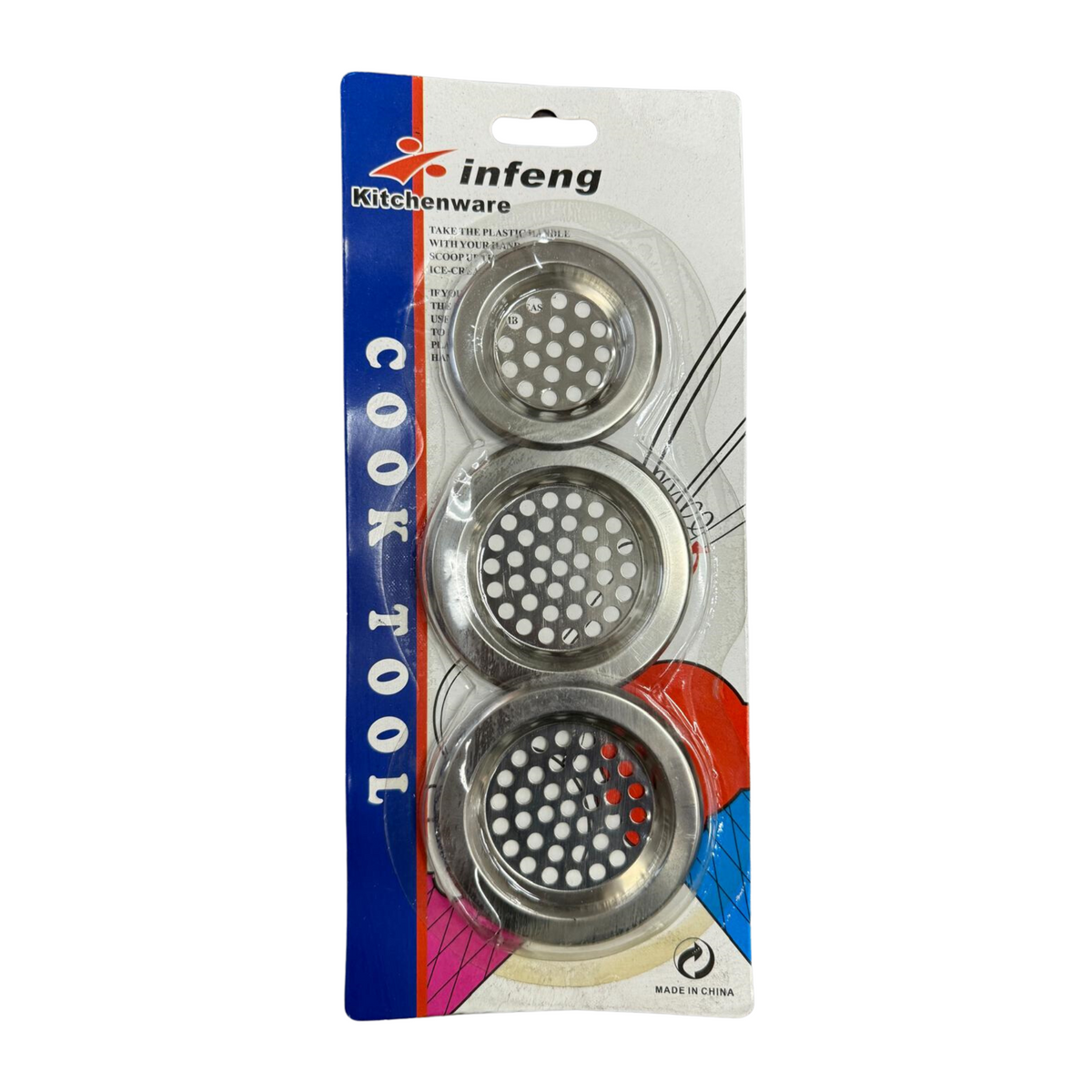 Infeng Sink Strainer 12/3ct